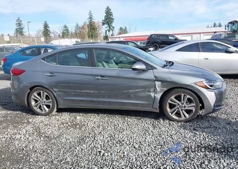 2017 Hyundai Elantra Limited from USA, damaged, VIN KMHD84LFXHU284397